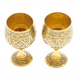 Набор из двух рюмок "Коньячный" 50 мл Златоуст