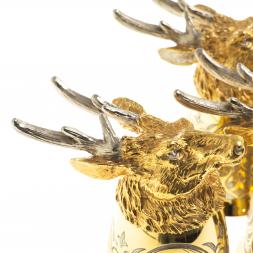 Стопки перевертыши "Олень" 70 мл 3 шт Златоуст