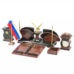 Настольный набор "Орел" из лемезита