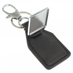 Брелок для ключей с накладкой из актинолита