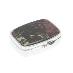 Таблетница на 2 отделения эвдиалит цвет серебро