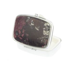 Таблетница на 2 отделения эвдиалит цвет серебро