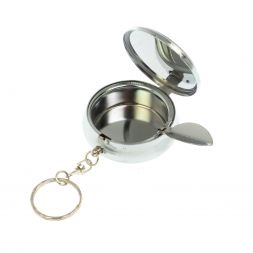 Пепельница карманная камень родонит 5х5,5х2 см