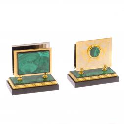 Письменный набор из малахита "Фемида" Златоуст