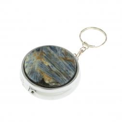 Пепельница карманная камень кианит 5х5,5х2 см