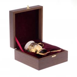 Чашка для кофе "Малахит" фарфор 170 мл в подарочной упаковке Златоуст